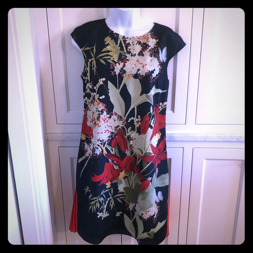 Ted Baker Pleated Floral Dress